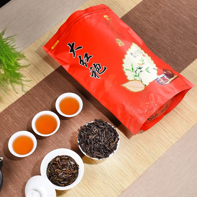 

2022 New Tea China Fujian Specialty Wuyi Rock Tea Dahongpao Oolong Tea Black Tea Slimming Slimming Tea Packaging Gift 250g