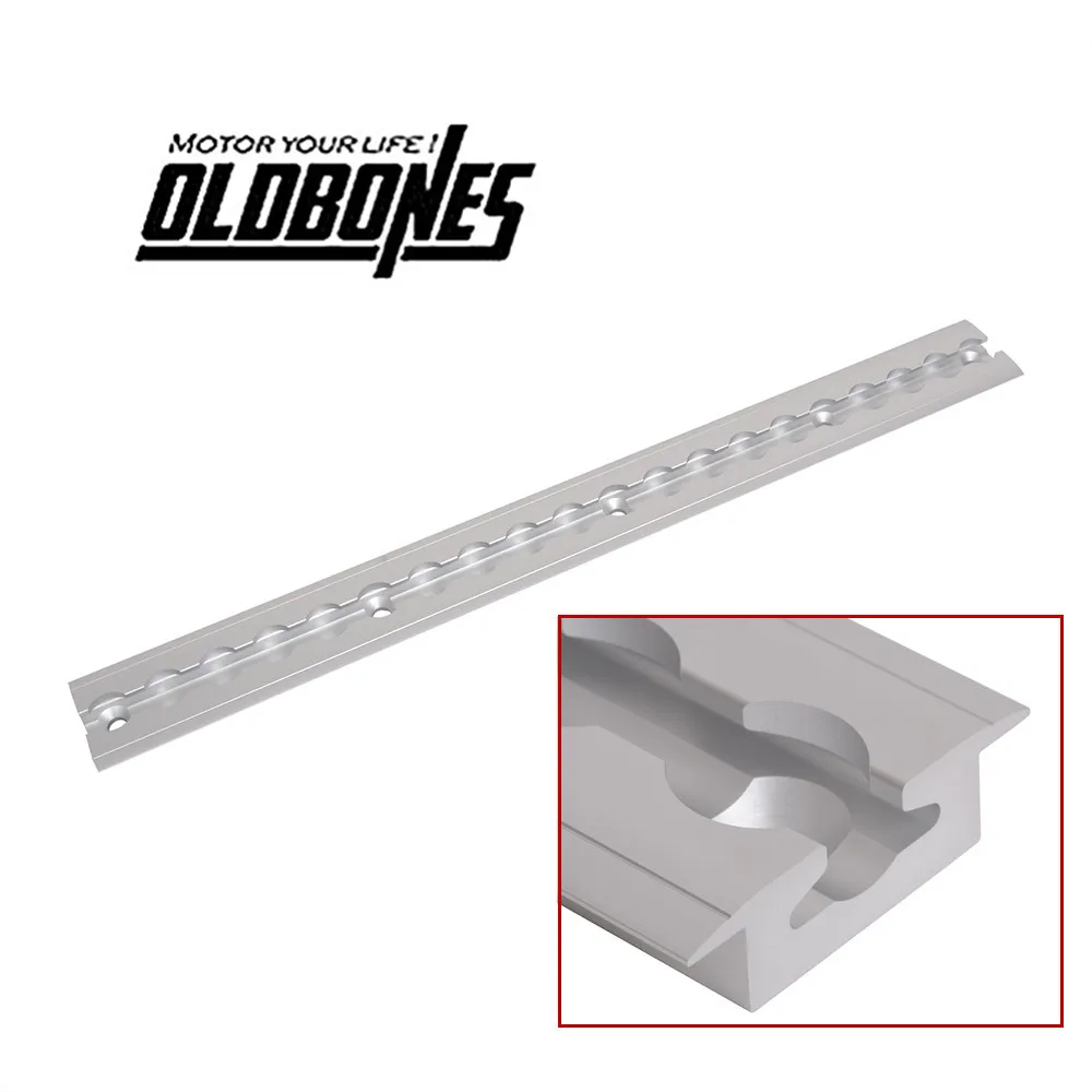 Универсальный анкерный трек 50 см круглые алюминиевые полукруглые рельсы для