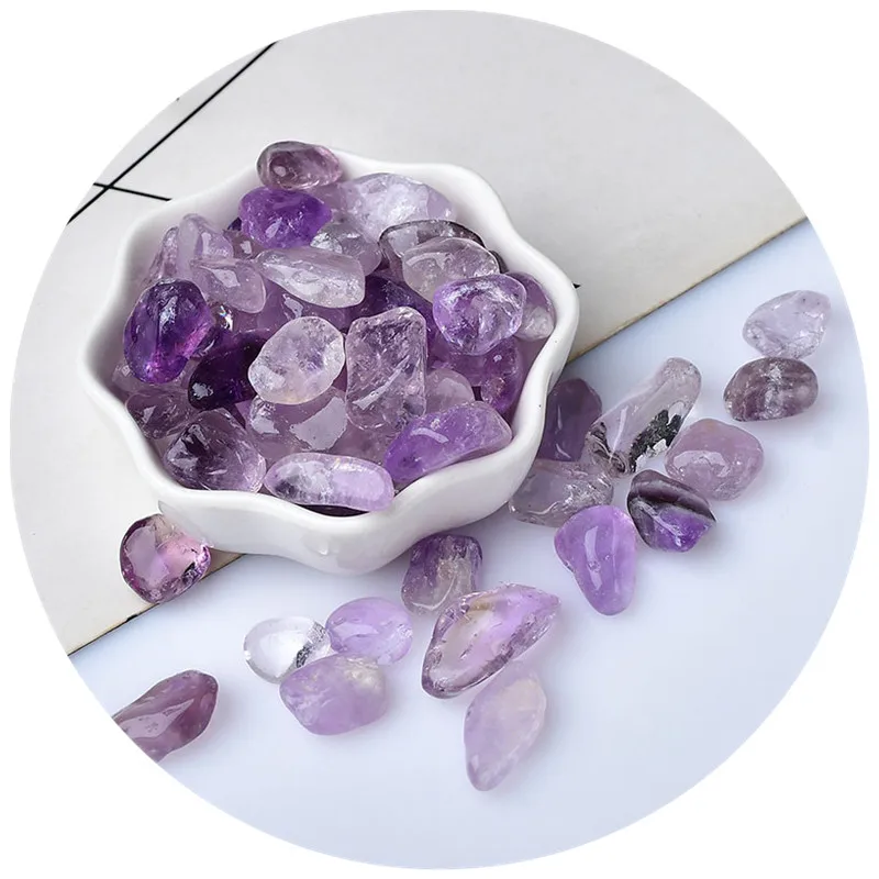 Натуральный драгоценный камень искусственные Аметистовые чипсы лечебный