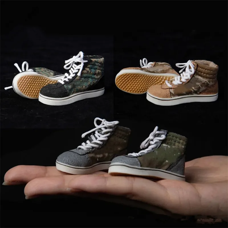 

1/6 Scale Model Male Classic Casual Canvas Sports Shoes Skateboard Hollow Shoes Sneakers For 12Inch Action Figure Body Toy Doll