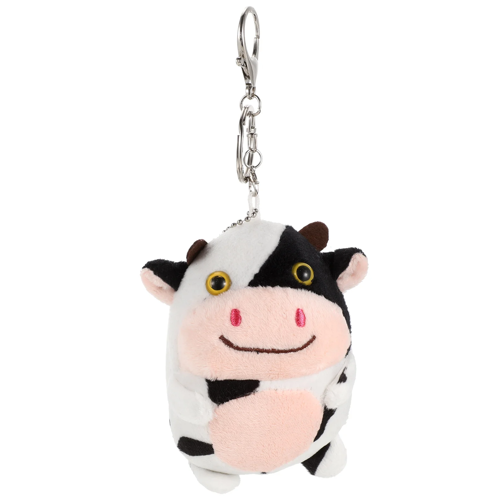 

Cow Key Chain Cartoon Animal Key Ring Bag Key Pendant Purse Hanging Ornament