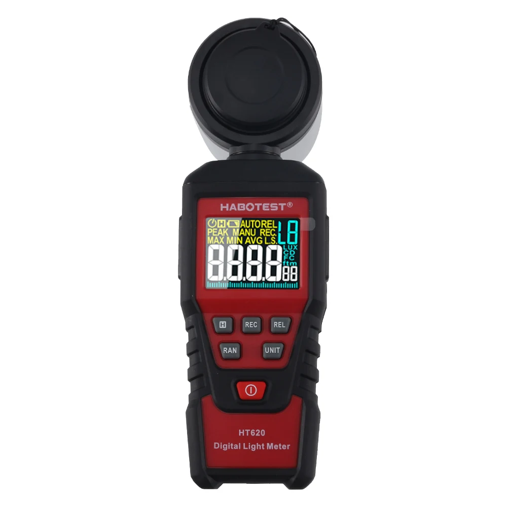 1 шт. HABOTEST HT620 цифровой измеритель света люкс тестер анализатор освещенности для