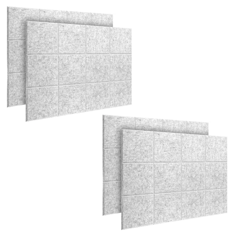 48 Pcs Acoustic Panels,Sound Proof Padding,Soundproofing Foam,Acoustic Treatment For Homes&Offices,30X30X0.9CM