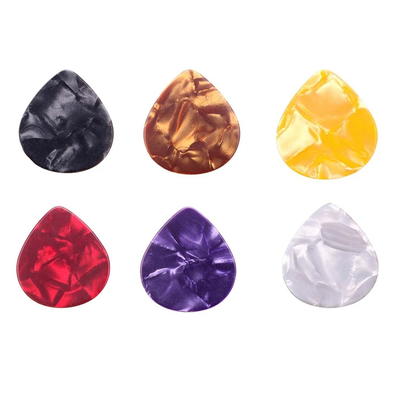 

100 шт., целлулоидные медиаторы для акустических и электрических гитар, 0,46 мм