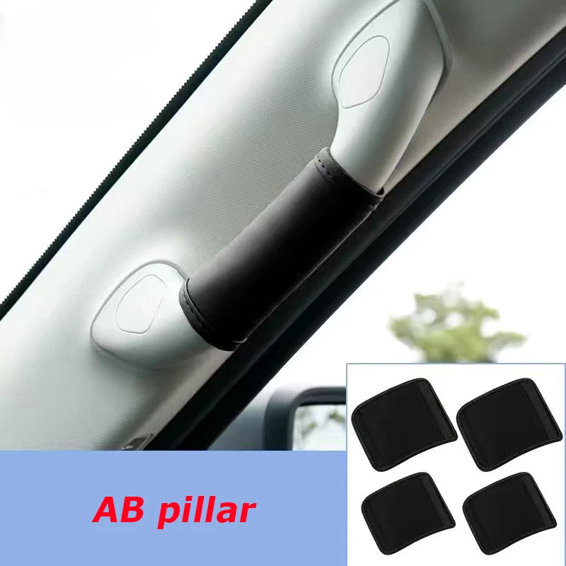 

Защитный чехол для внутренней ручки двери автомобиля, кожаный защитный чехол для Great Wall GWM HAVAL H9 MKII 2024 2025, новые аксессуары H9