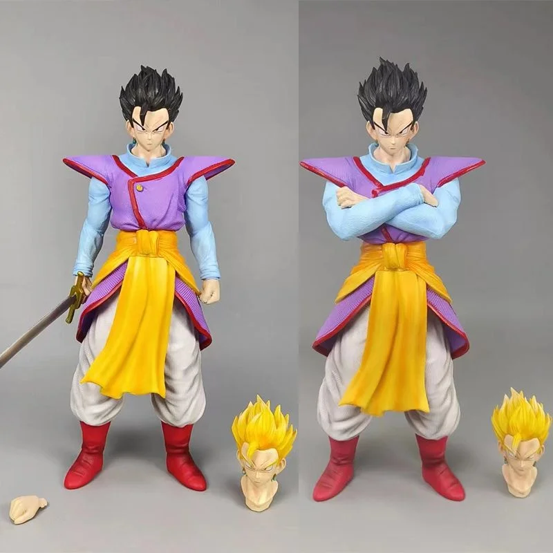 Dragon Ball Z Son Gohan Фигурка Игрушки Аниме Dbz Фигурки С Головками 30 см Манга Статуэтка Gk