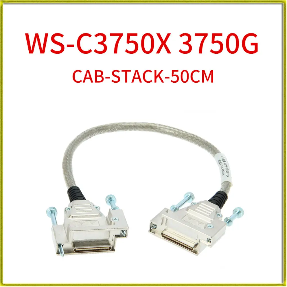 

Power Cables Stackwise Stacking Cables for Cisco WS-C3750G/3750X Switch 50CM Stacking Cable CAB-STACK-50CM 72-2632-01