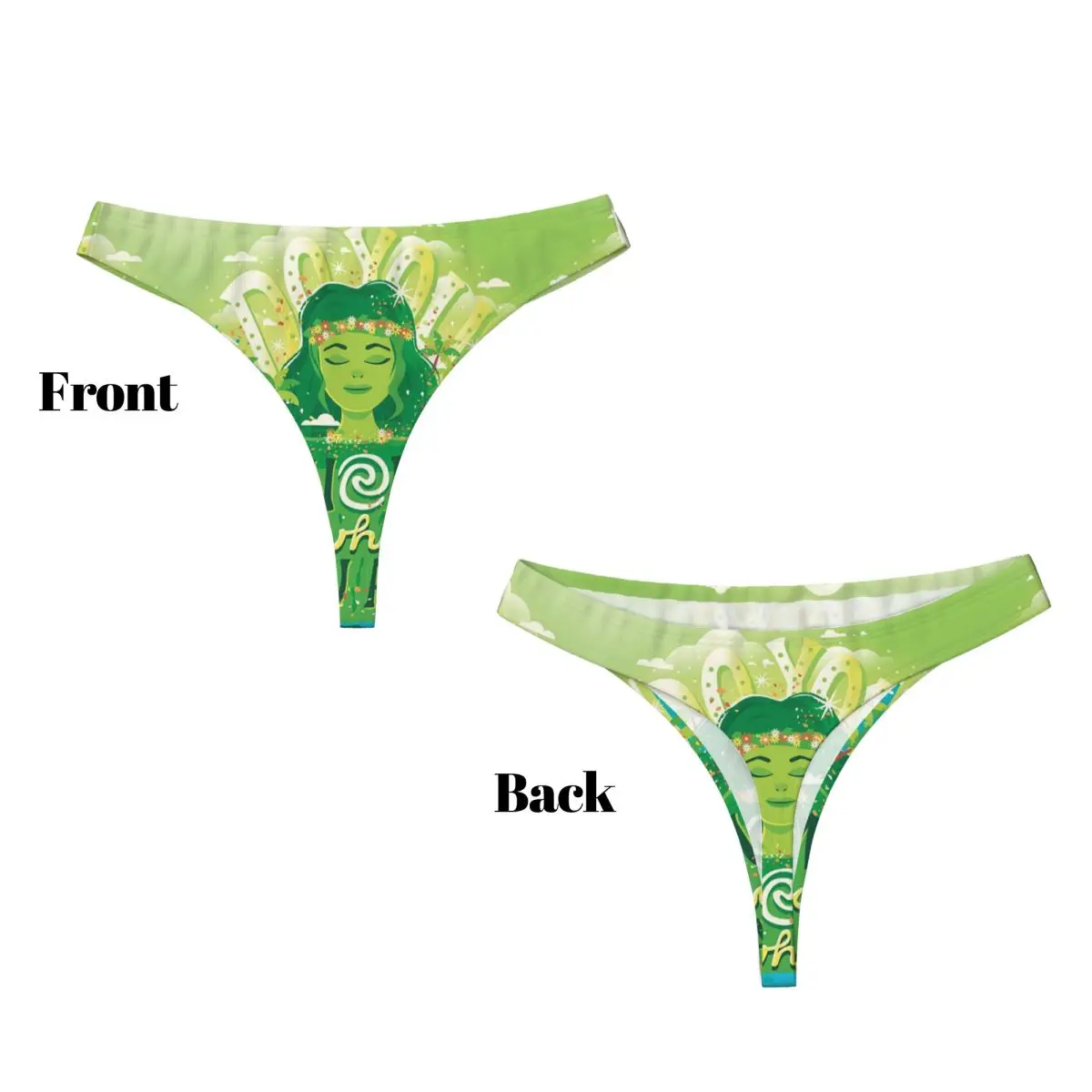 Изготовленные на заказ Моана знают кто вы стринги нижнее белье женские дышащие