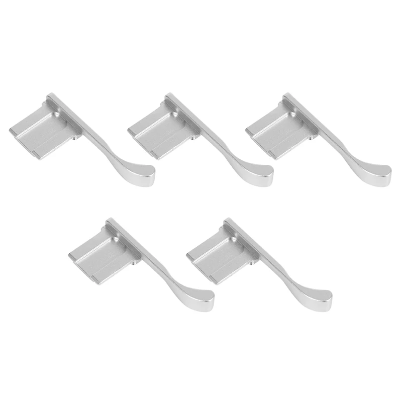 

5X Metal Hot Shoe Cover Thumb Grip for Fujifilm Fuji X100F X100T X70 X-E3 X-A1 X-A2 X-A3 X-A5 X-M1 XA3 XE3 Silver