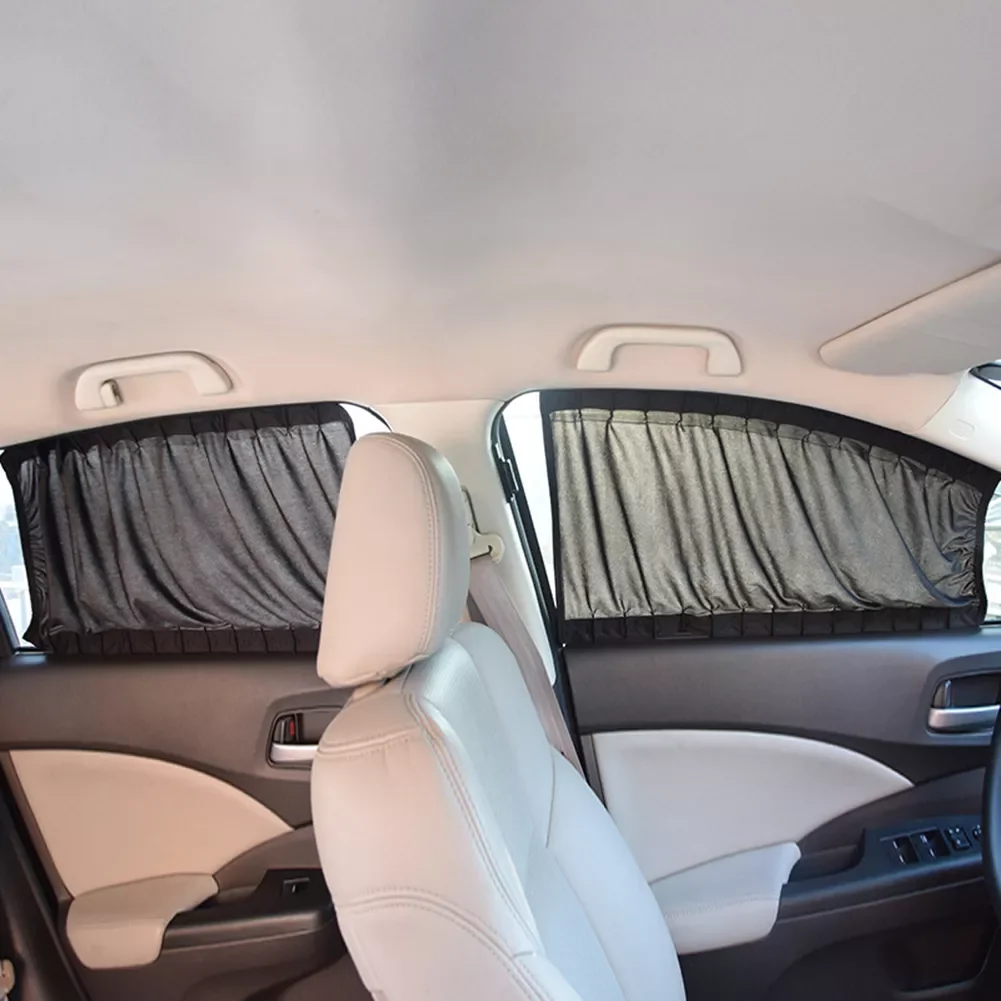 

Car Front&Rear Side Window Sun Visor Shade Mesh Cover Insulation Anti-mosquito Fabric Shield UV Protector Sunshade Curtain
