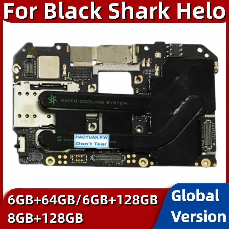 

Материнская плата для Xiaomi Black Shark Helo, логическая плата с процессором Snapdragon 845, 64 ГБ, 128 ГБ ROM материнская плата