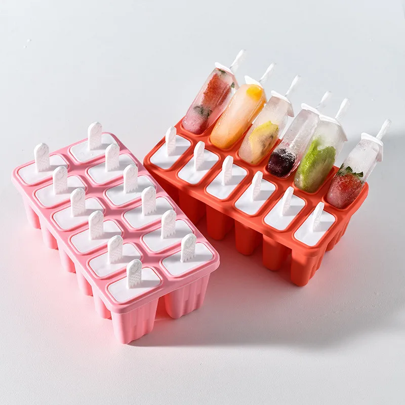 

New Creative Silicone Ice Cube Ice Maker Homemade DIY Popsicle Ice Cream Mould Set Popsicle Ice Cream Mould