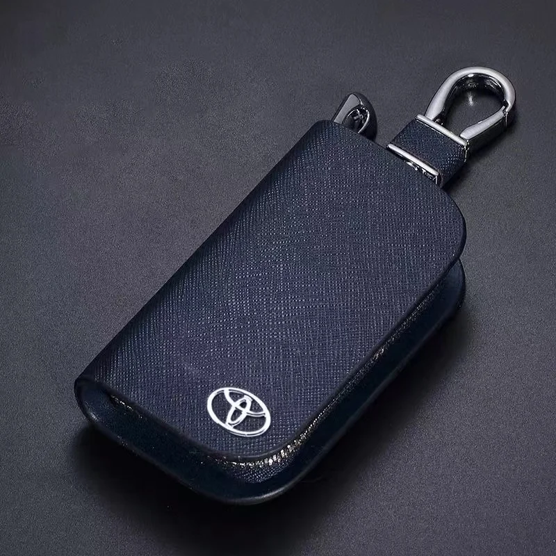 

1 шт. для Toyota Corolla Lexus Prius rav4 Yaris Crown автомобильная сумка новый кожаный чехол для ключей с крестообразным узором автомобильный чехол для ключей держатель для ключей