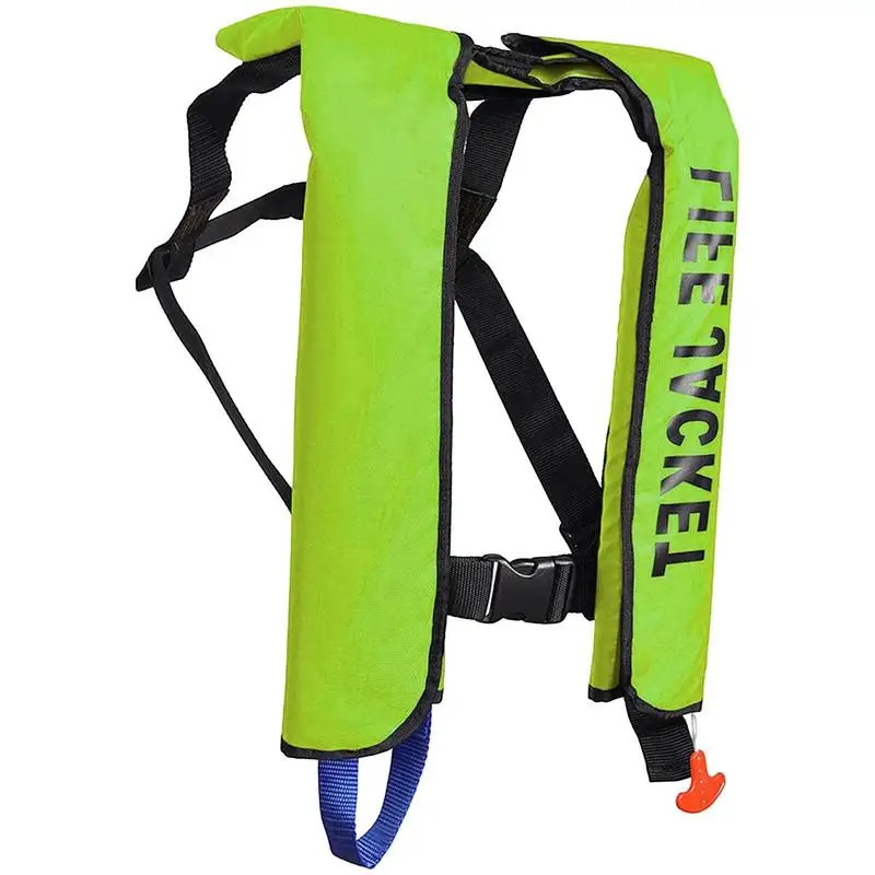 

Inflatable Swim Vest Swimming Jacket Safety Swim Floating Swimming Accessories Swim Jacket With Adjustable Belt For Trainers