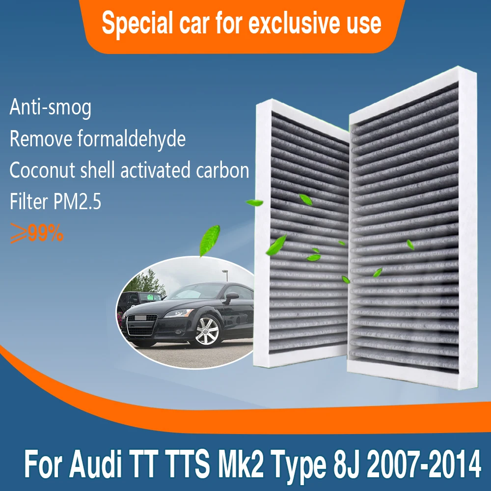 Автомобильные аксессуары для Audi TT TTS Mk2 Тип 8J 2007 ~ 2014 1K1819653A фильтр салона с