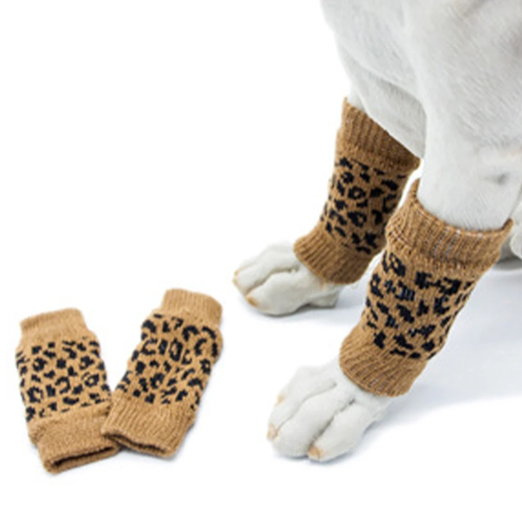 2a набор из 2 хлопковых защитных и теплых вязаных гольфов для ухода за собаками