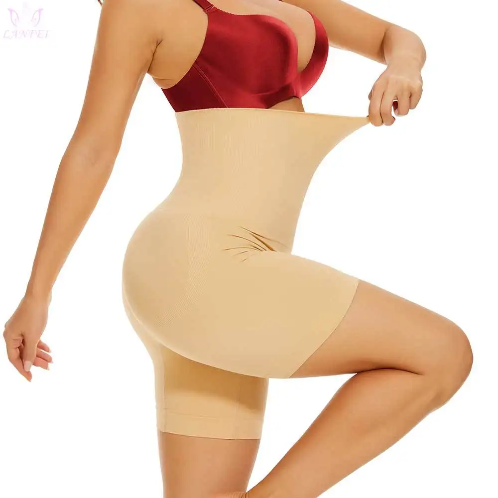 

LANFEI Women Belly Control Panties High Waist Tummy Control Panty Elastic Seamless Slimming Abdomen Flat Tummy Body Shaper