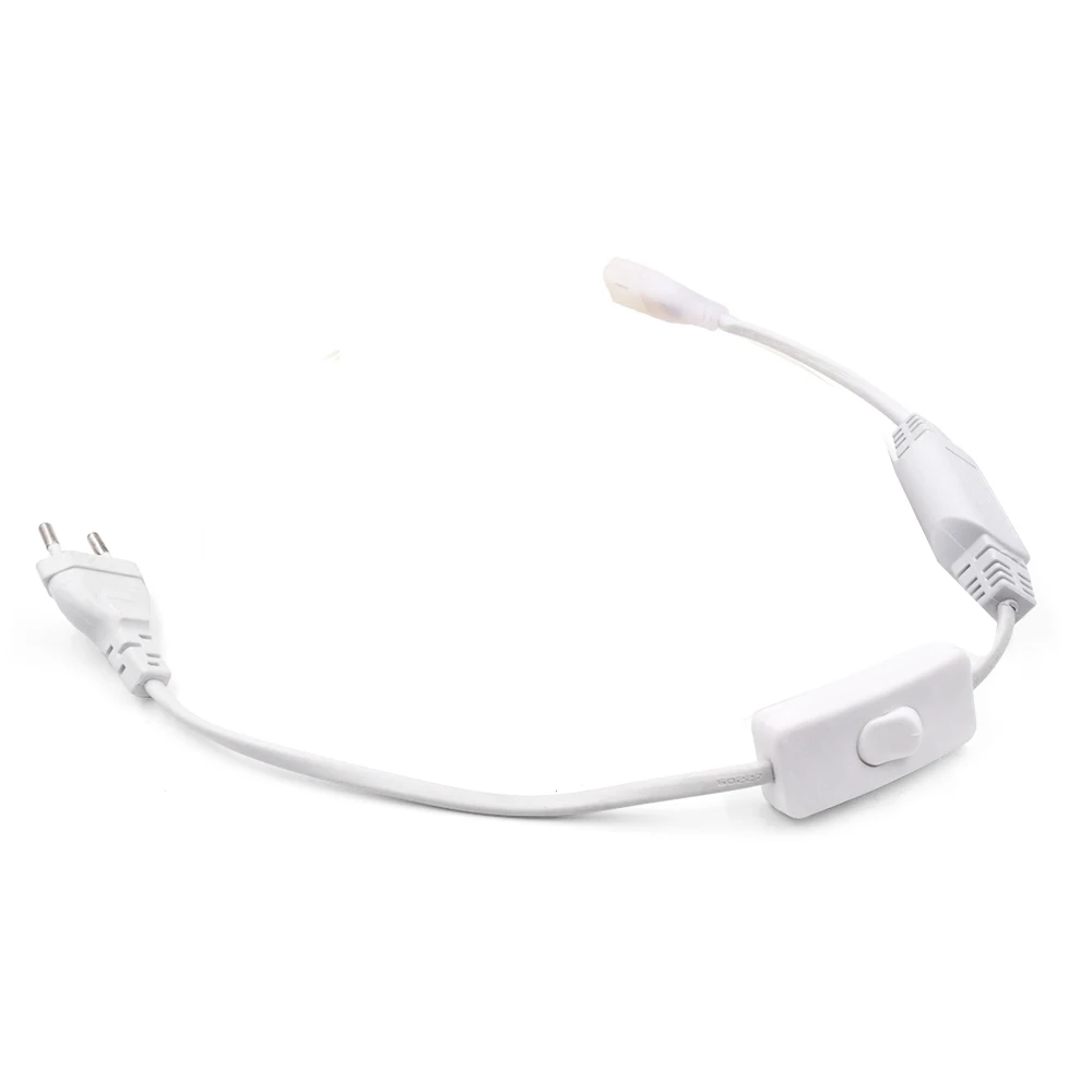 Светодиодная лента COB с диммером 288/360 LED/м  EU вилка 220В