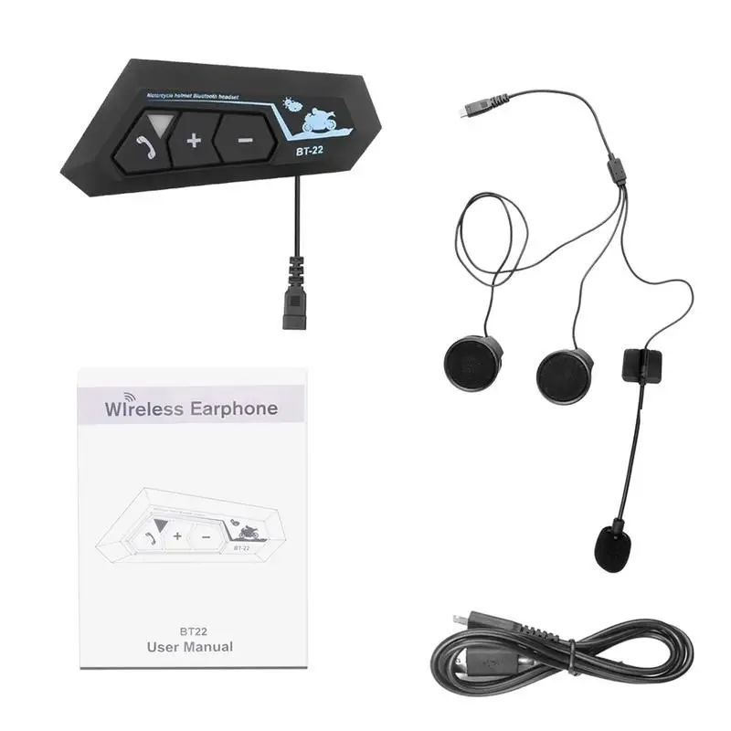 

Motorcycle Helmets Bluetoothes Headset Waterproof Outdoor Helmets Earphone Waterproof Microphone Sound System Hands-free Calling