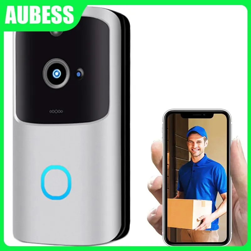 

Corui M10 2.4G Wireless WiFi Smart Doorbell Visual Intercom HD Camera Video Smart Home Security Anti Theft Remote Monitor Alarm