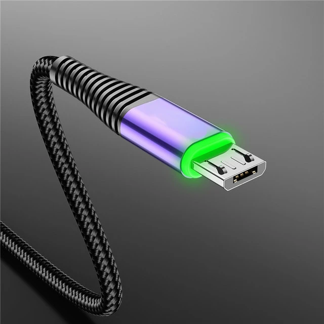 

3A Micro USB Cable 0.5m/1m/2m Data Sync Fast Charging Wire For Samsung Note Tablet Android USB Phone Cables