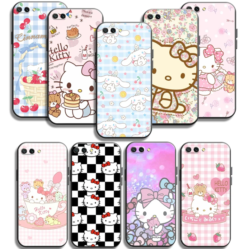 

Hello Kitty 2022 Phone Cases For Huawei Honor Y6 Y7 2019 Y9 2018 Y9 Prime 2019 Y9 2019 Y9A Soft TPU Coque Back Cover Funda