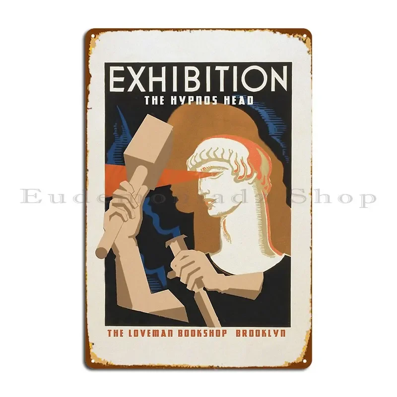 H P Лавкрафт дорожный постер The Hypnos Head металлическая табличка плакат паб