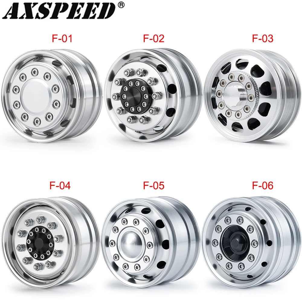AXSPEED Tamiya Front Wheel Hub Metal Power/Unpower Wheel Rim