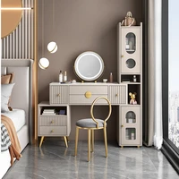 luxurious retractable dressing table storage integrated modern simple rock dressing table bedroom dressing table