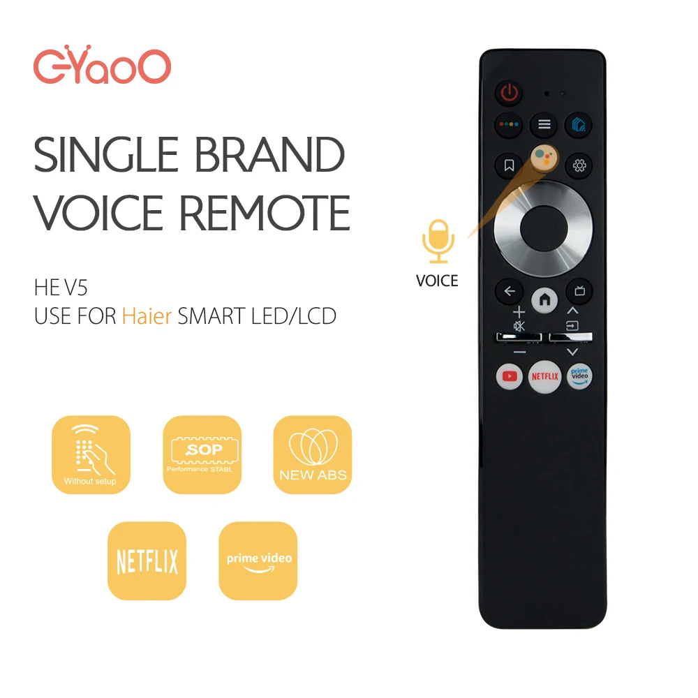 

Голосовой пульт дистанционного управления Bluetooth для Haier HTR-U29R AQUA LE65AQTS6UG LE75AQTS5UG LE65AQT6600UG светодиодный HD TV Android TV