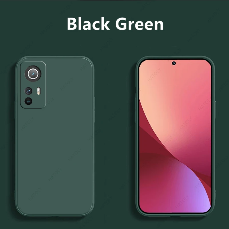 For Xiaomi 12 Pro Case Cover for Xiaomi 12 Pro Ultra Phone Case Shell Capa Original Liquid Silicon Case for Xiaomi Mi 12 Pro 12X