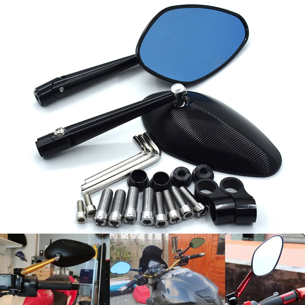

New Universal Motorcycle rearview mirror CNC aluminum alloy 8mm 10mm for BMW K1600 K1200R K1200S R1200R R1200S R1200ST R1200GS