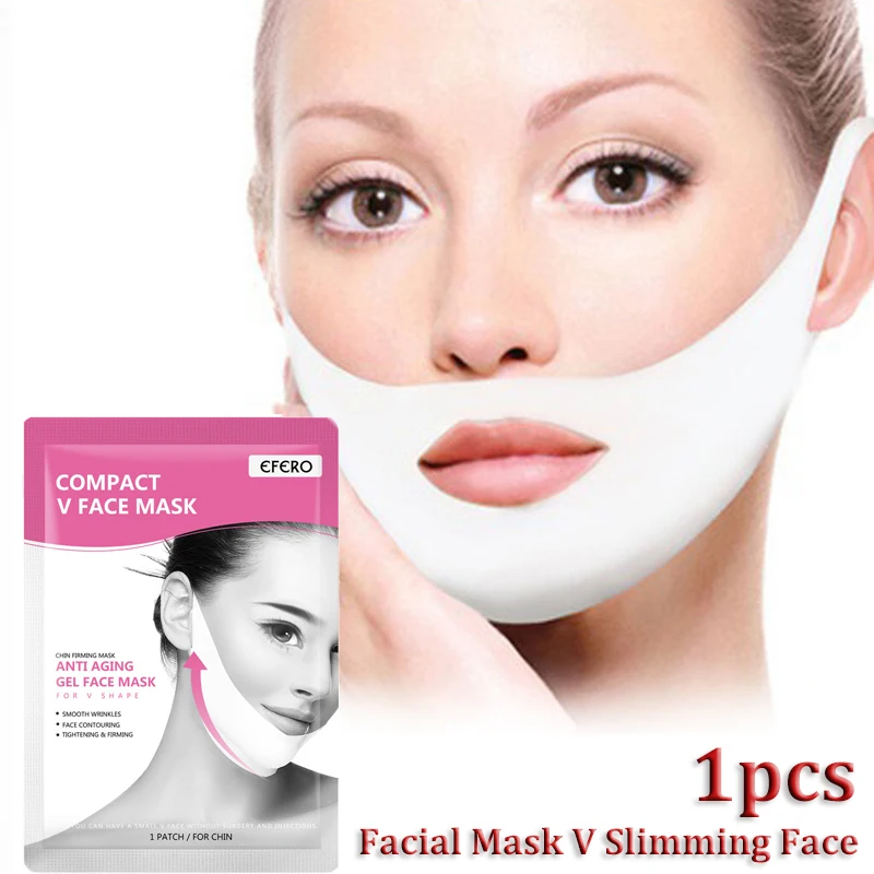 

Маска для лица с V-образной линией для похудения, лифтинга, увлажнения, подтяжки лица и шеи, отбеливающая Бриллиантовая маска, уход за кожей, оптовая продажа
