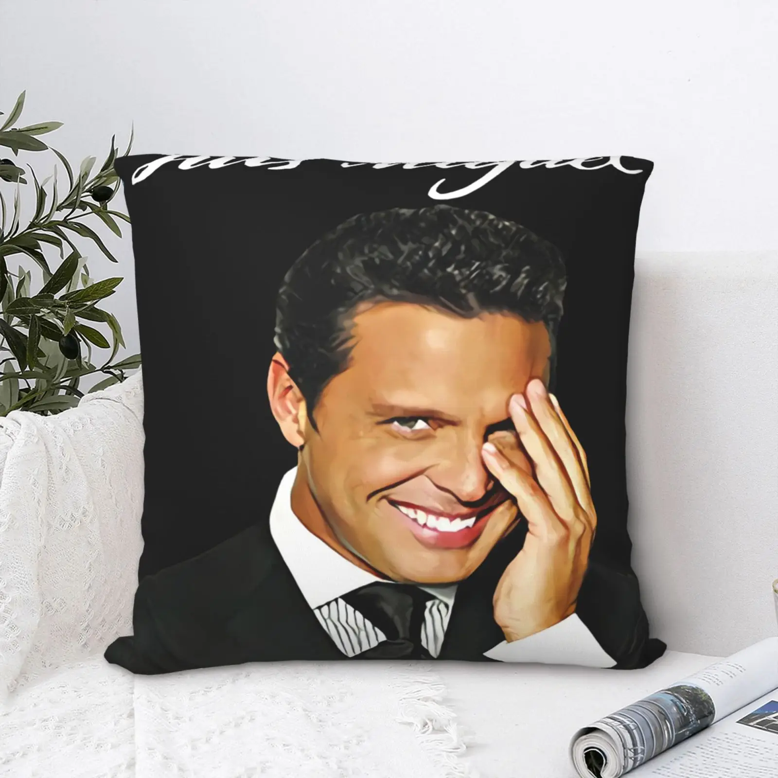 

Luis Miguel Singer To Smile In 2406 Pillow Case Cushions Of Sofa Case On The Pillow Pillow Cases Home Decor Modern Pillowcases