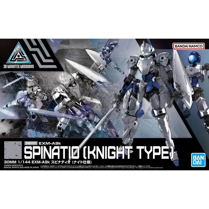 Bandai оригинальный 30 мм 1/144 EXM-A9k Spinatio Knight Тип сборки модели комплект игрушки