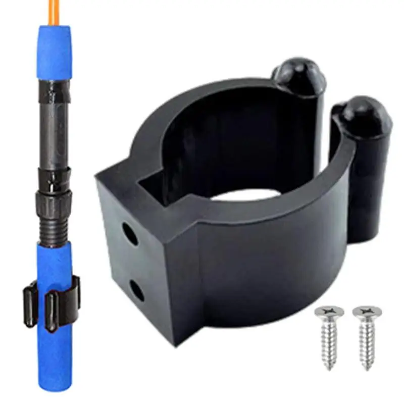 

Fishing Pole Clips Wall Mounted Fishing Rod Holders Locating Clips For Fishing Rod Storage Rack Durable Adjustable Use