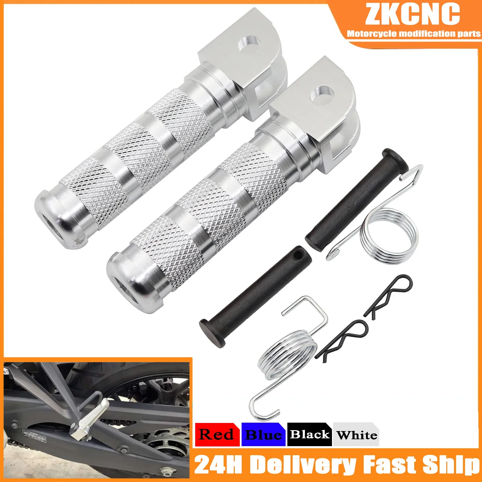 Алюминиевые Передние Подножки Мотоцикла Подходящие Для YAMAHA MT07 XSR700 XJ6 FJR1300 FZ6