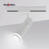 puchen led nordic minimalist style track light cob downlight aluminum spot light for bedroom living room study ceiling light