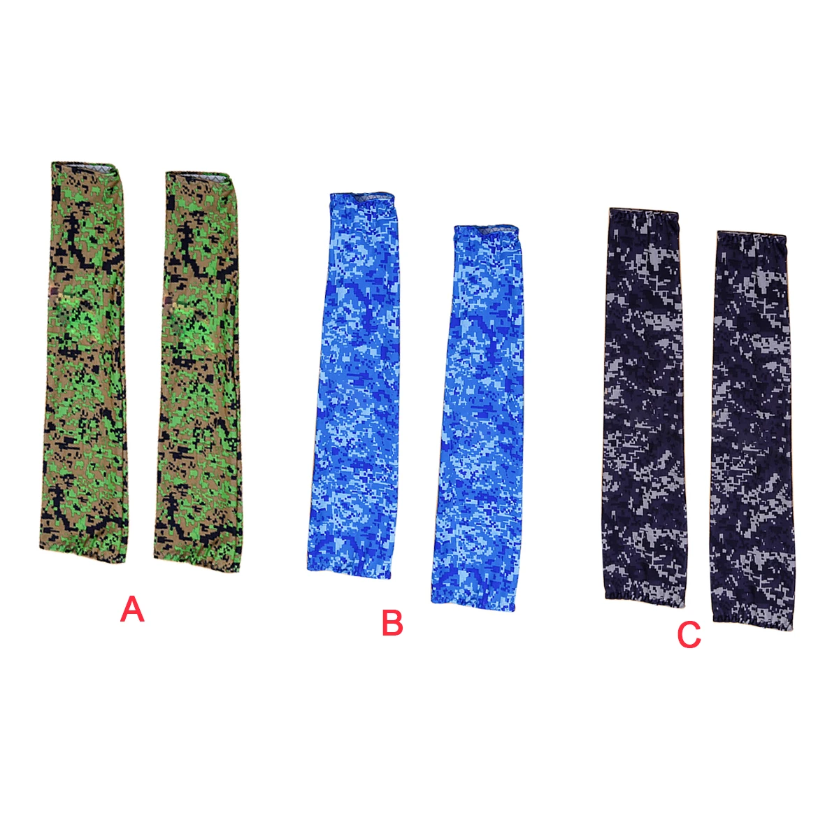 

1 Pair Arm Sleeve Breathable Nylon Sports Sleeves with Good Sweat Absorption Comfortable Wearing Sporting Goods