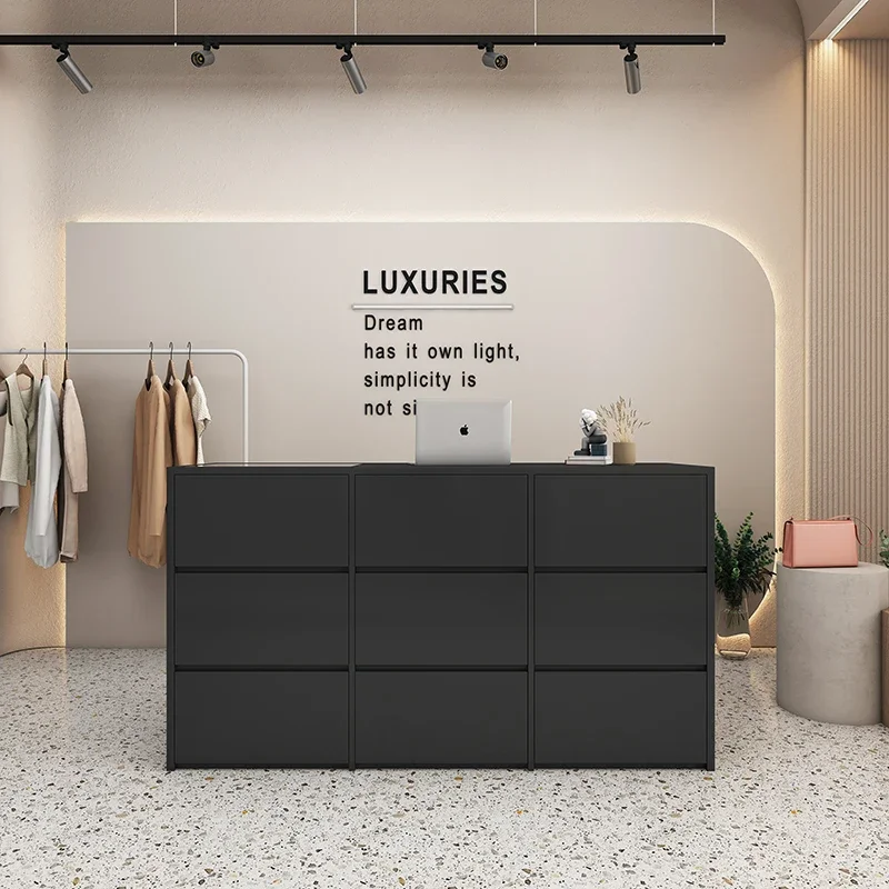 Настраиваемая стойка регистрации для парикмахерской офисная спа-шкаф салон