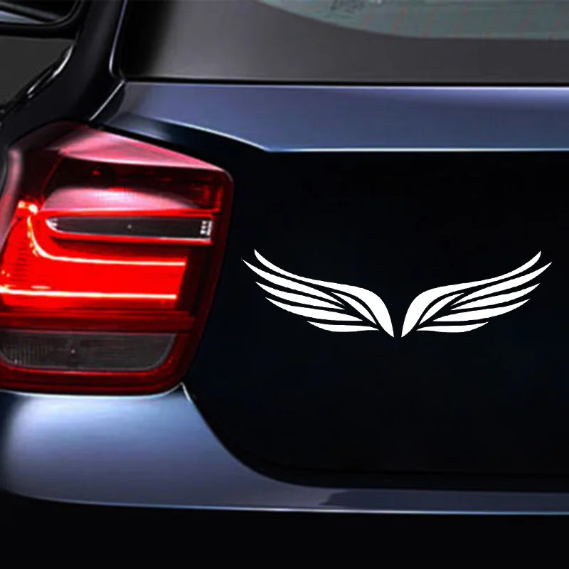 Автомобильные наклейки Декор мотоциклетные птичье перо крылья ангела
