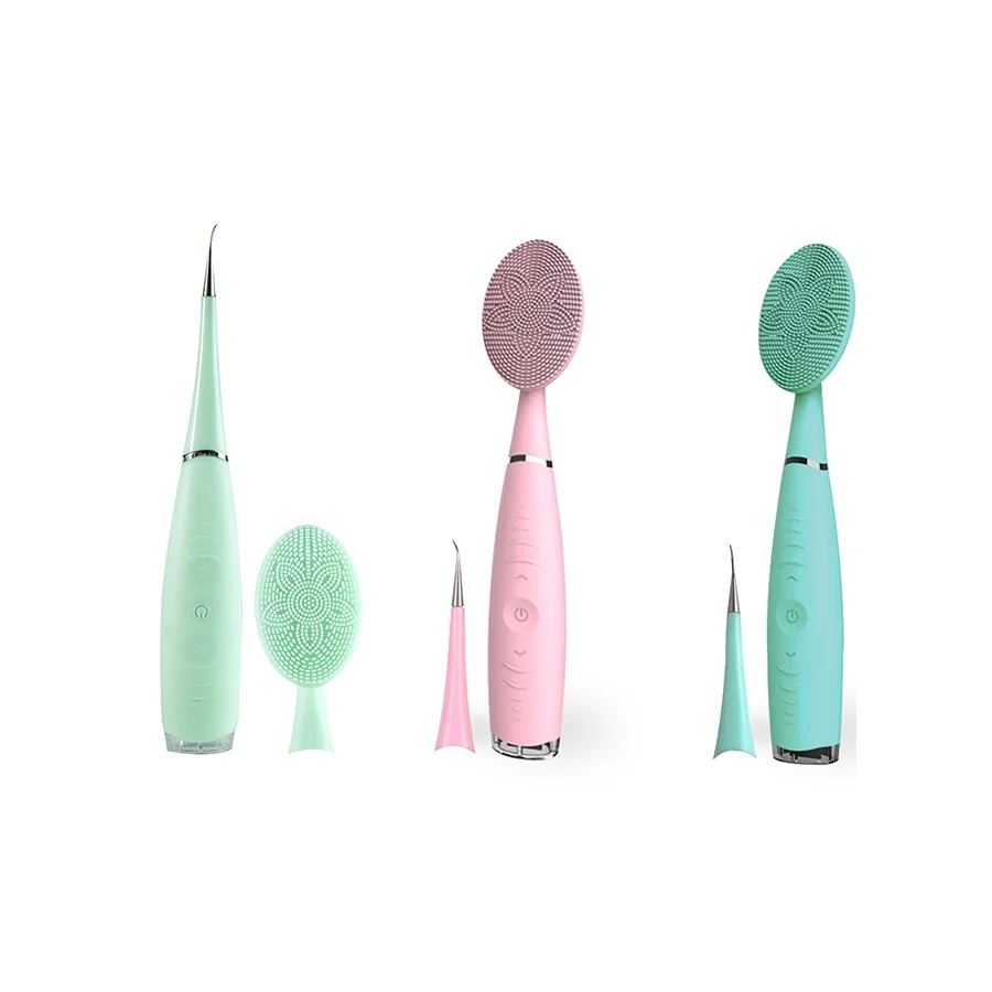 

Vibrating Dental Care And Facial Cleanser Face Massage Instrument Facial Brush 3 In 1 Ergonomic Design Practical Products