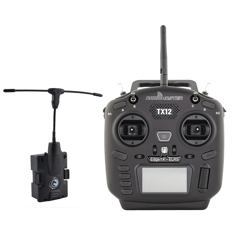 В наличии RadioMaster TX12 MKII 16CH EDGETX мультимодульный совместимый цифровой радиопередатчик с TBS CROSSFIRE MICRO TX V2