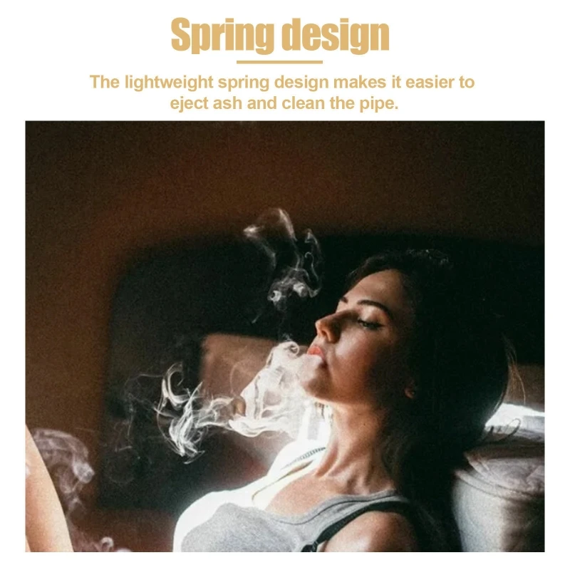 Мундштук для сигарет маленькая трубка табака с сумкой хранения в комплекте