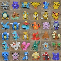 wholesale 200 styles random 1 24pcs purchase 2 4cm pokemon pikachu mewtwo charizard figure action toys for boys kids gift