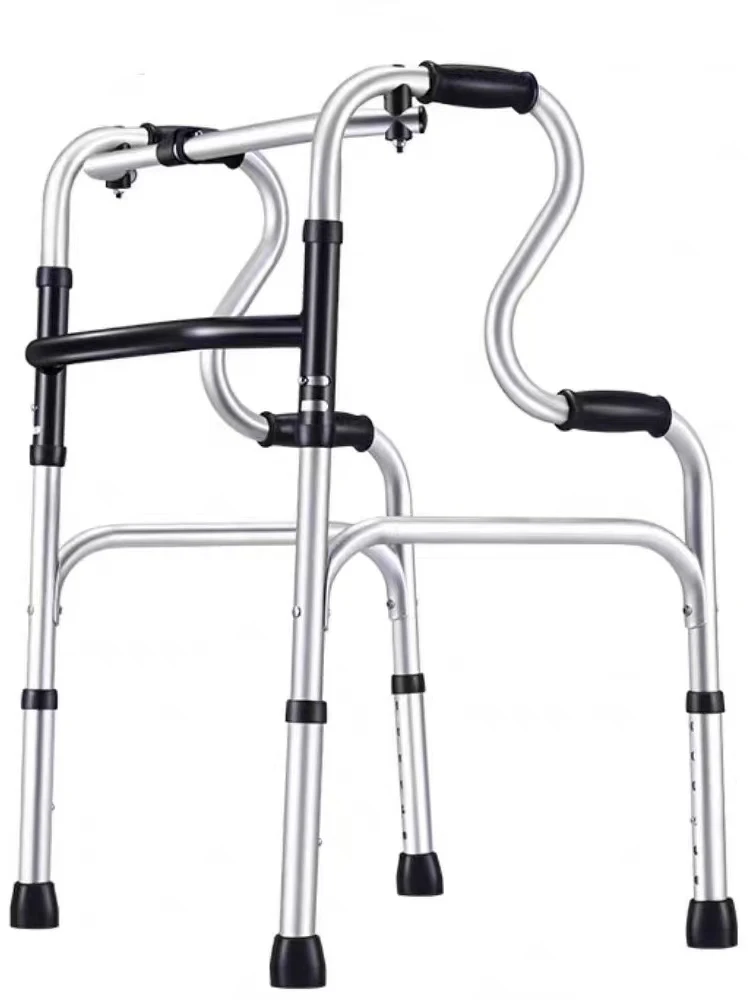 Aluminum Alloy Walking Aid Standing Frame Walking Stick Chair Disabled Mobility Train Tool