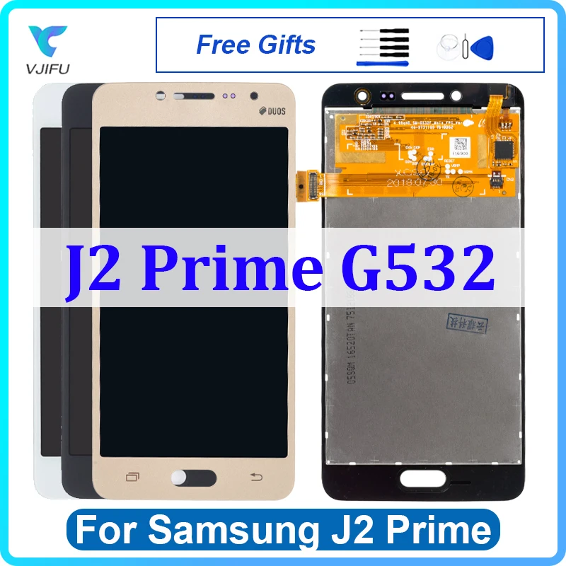 Экран для Samsung Galaxy J2 Prime G532, ЖК-дисплей SM-G532G G532M G532F, сенсорная панель, дигитайзер в сборе, запасная часть для ремонта