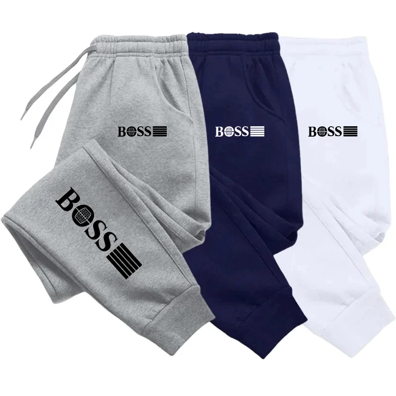 Мужские повседневные модные спортивные брюки для спортзала мужчин штаны бега