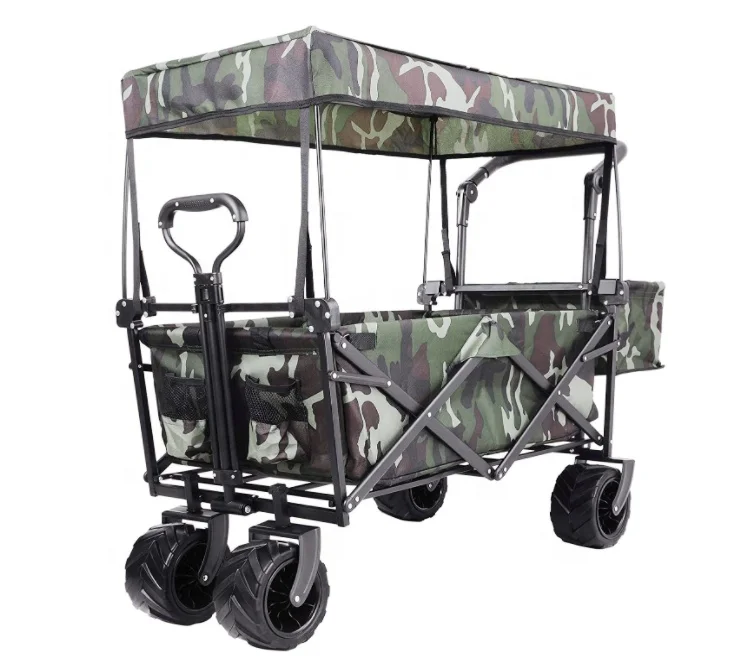 Складной складной фургон уличная пляжная тележка для кемпинга со съемным