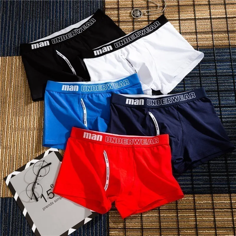 

Boxer Men's Panties Sexy Mens Underwear Cotton Shorts Male Underpants Boxers Hombres Underwear 3D Pouch Solid Boxershorts Sexy